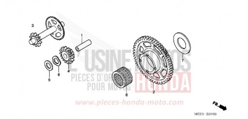 EMBRAYAGE DE DEMARRAGE CBR600RR3 de 2003